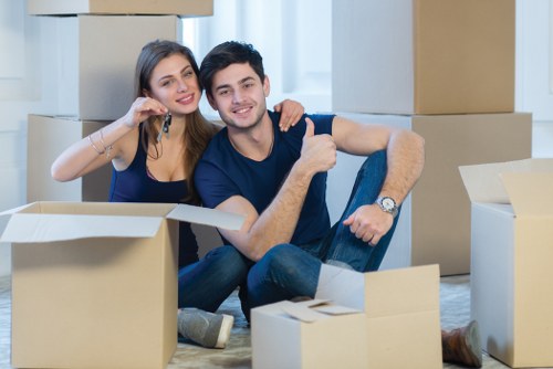 Removal team planning a house move in Streatham