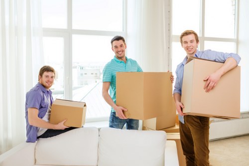 Local van service handling a flat move near Streatham