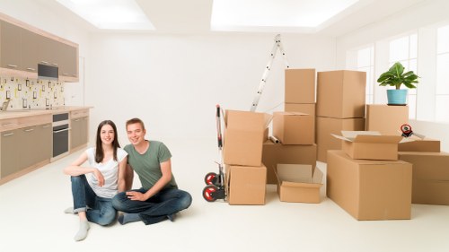 Service agreement and payment paperwork for a van move