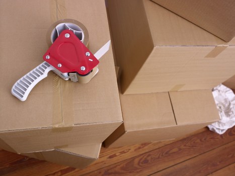 Furniture loading into a moving van for a Streatham house move