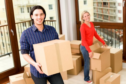 Professional packing and loading assistance for a Streatham property move